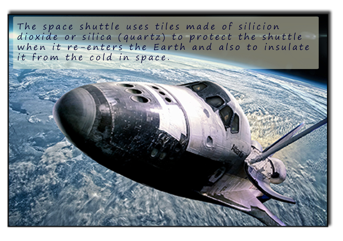 space shuttle uses a ceramic material as a heat shield